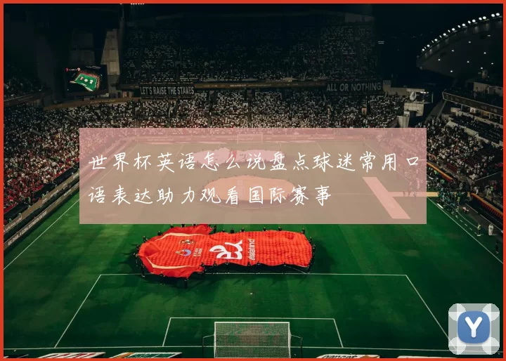 世界杯英语怎么说盘点球迷常用口语表达助力观看国际赛事